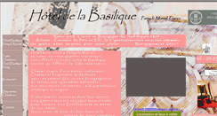 Desktop Screenshot of hotelbasilique.com